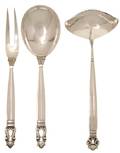 A Group of Three Danish Silver Serving Articles Georg Jensen