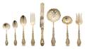 An American Sterling Silver Partial Flatware Service Frank M Whiting  Co