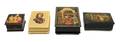 A Group of Four Russian Lacquered Boxes