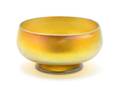 A Tiffany Favrile Glass Footed Bowl