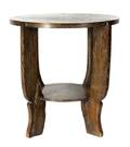 A French Art Deco Cerused Oak Occasional Table