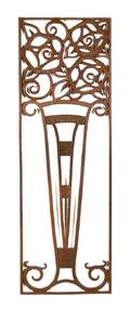 An Art Deco Style Iron Grate