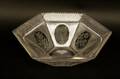 A Rare Six Panel Cut Glass and Intaglio Bowl
