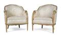 A Pair of French Art Deco Club Chairs