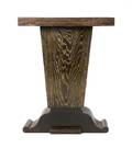 A French Art Deco Style Cerused Oak Pedestal Table
