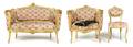 A Louis XV Style Giltwood Parlor Suite