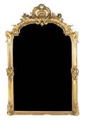 A Louis XV Style Giltwood Pier Mirror