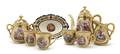 An Assembled Royal Vienna Style Tea Service