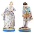 A Pair of German Porcelain Figures