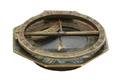 An Engraved Octagonal Gilt Brass Sundial