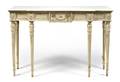 A Painted Neoclassical Console Table