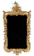 A Chippendale Style Giltwood Mirror