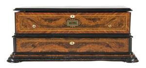 A Swiss Interchangeable Cylinder Music Box