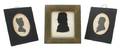 A Pair of Hollow Cut Silhouette Busts Joseph Wood