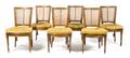 A Set of Six Louis XVI Style Side Chairs