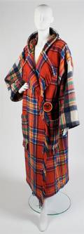A JeanCharles de Castelbajac Plaid Wool Coat