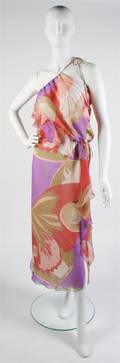 A Stephen Burrows Floral Print Dress