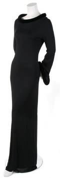 A Jean Paul Gaultier Black Jersey Dress
