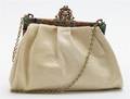 A Jacomo Beige Lizardskin Evening Bag