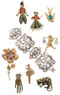 A Group of Coro and Corocraft Costume Jewelry