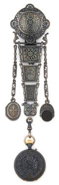 A Victorian Silver Chatelaine Otterbourg  Cie circa 1880