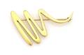 An 18 Karat Yellow Gold Scribble Brooch Paloma Picasso for Tiffany and Co