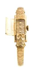 A 14 Karat Yellow Gold Mechanical Wristwatch Dom