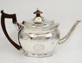 GEORGE III STERLING SILVER TEA POT