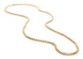 A 14 Karat Yellow Gold Snake Link Chain