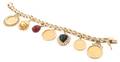 A 14 Karat Yellow Gold Charm Bracelet