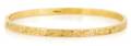A 10 Karat Yellow Gold Bangle Bracelet