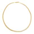 A 14 Karat Yellow Gold Herringbone Chain