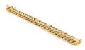 A 10 Karat Yellow Gold Multi Link Bracelet