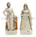 A Pair of Staffordshire Figures