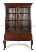 A Georgian Style Vitrine Cabinet on Stand