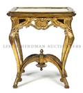 A Neoclassical Style Giltwood Occasional Table