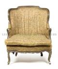 A Louis XVI Style Painted Bergere