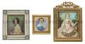 A Collection of Three Portrait Miniatures