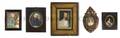 A Collection of Six Portrait Miniatures