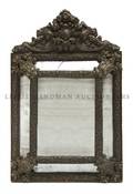 A Dutch Baroque Style Pressed Glass Mirror