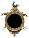 A Giltwood Convex Mirror