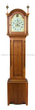 An American Maple Tall Case Clock