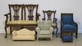 A Collection of Miniature Doll Furniture