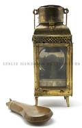 An American Brass Kerosene Lantern Eli Griffiths  Sons