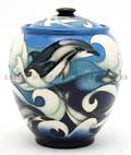 A Moorcroft Pottery Biscuit Jar
