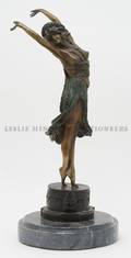 An Art Deco Style Bronze After Colinet
