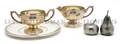 An American Sterling Silver Creamer and Sugar Set