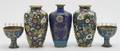 A Collection of Five Chinese Cloisonne Articles
