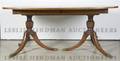 An American Double Pedestal Dining Table
