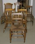 A Collection of Six American Chairs